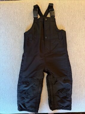 GAP Black Kids Snow Bib Overalls